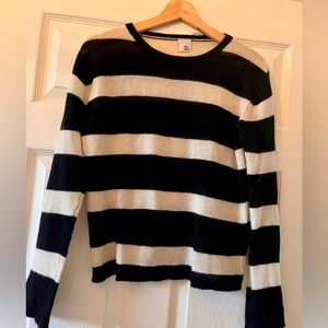iris & ivy Striped Cashmere Sweater